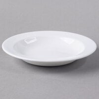 Libbey 905356840 Slenda 14 oz. Royal Rideau White Round Porcelain Deep Rimmed Soup Bowl - 12/Case