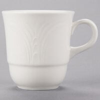 Reserve by Libbey 950041111 Cafe Royal 7 oz. Royal Rideau White Tall Porcelain Tea Cup - 36/Case