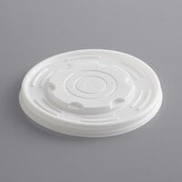 EcoChoice 12-32 oz. PLA Compostable Plastic Food Cup Vented Lid - 500/Case