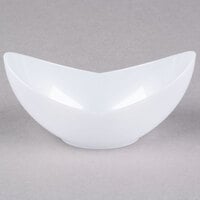 Fineline 6303-WH Tiny Temptations 5" x 2 5/8" Tiny Tureens White Plastic Bowl - 240/Case
