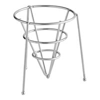 Clipper Mill by GET 4-83888 5" Stainless Steel Stackable Cone Basket