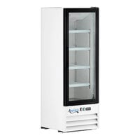 Avantco GDC-10-HC 21 5/8 inch White Swing Glass Door Merchandiser Refrigerator with LED Lighting
