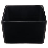 Tablecraft CW4024BK Contemporary Collection Black 1 Qt. Straight Sided Bowl