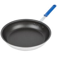 Vollrath Z4014 Wear-Ever 14" Aluminum Non-Stick Fry Pan with CeramiGuard II Coating and Blue Cool Handle