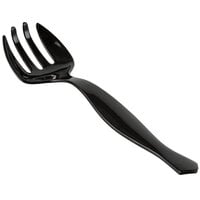 Choice 8 1/2" Black Disposable Plastic Serving Fork - 72/Case