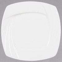 CAC GAD-SQ7 Garden State 7 1/2" Bone White Square Porcelain Plate - 36/Case