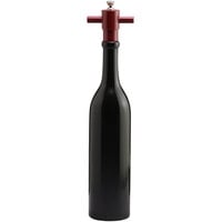 Chef Specialties 16006 Professional Series 14 1/2" Customizable Ebony Finish Chateau Wine Bottle Pepper Mill