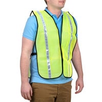 Cordova Lime High Visibility Mesh Safety Vest with 1" Reflective Tape