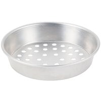 American Metalcraft SPA90071.5 7" x 1 1/2" Super Perforated Standard Weight Aluminum Tapered / Nesting Pizza Pan