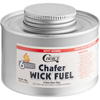 Choice 6 Hour Wick Chafing Dish Fuel with Safety Twist Cap - 12/Pack