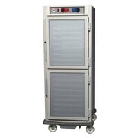 Metro C599-SDC-UPDS C5 9 Series Pass-Through Heated Holding and Proofing Cabinet - Solid / Clear Dutch Doors