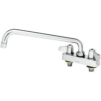 Equip by T&S 5F-4CLX10 Deck Mounted Workboard Faucet with 10 1/8" Swing Nozzle and 4" Centers - ADA Compliant