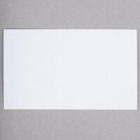 Universal UNV47200 3" x 5" White Unruled Index Card - 100/Pack