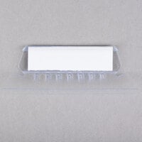 Universal UNV42215 2 1/4" Clear 1/5 Cut Plastic Hanging File Tab - 25/Pack