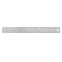 Universal UNV59023 Stainless Steel Ruler with Cork Back and Hanging Hole - 1/16" Standard Scale