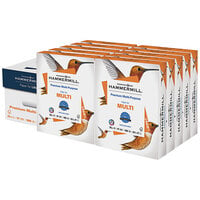 Hammermill 106310 8 1/2" x 11" White Case of 20# Premium Multipurpose Paper - 5000 Sheets