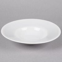 Reserve by Libbey 987659373 Silk 16 oz. Round Royal Rideau White Wide Rim Porcelain Pasta Bowl - 12/Case