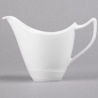 Reserve by Libbey 987659396 Silk 6 oz. Royal Rideau White Porcelain Creamer - 24/Case