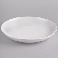 Reserve by Libbey 987659310 Silk 109 oz. Round Royal Rideau White Porcelain Coupe Serving Bowl - 6/Case