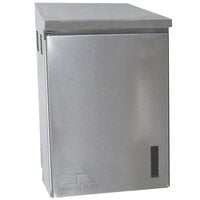 Advance Tabco 15" Wide Stainless Steel Wall Cabinet with Hinged Doors
