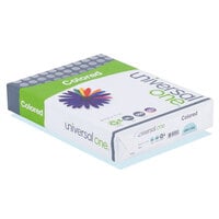 Universal Office UNV11202 8 1/2" x 11" Blue Ream of 20# Color Copy Paper - 500 Sheets