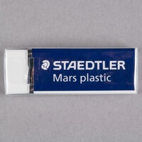 Staedtler STD52650 Mars White Plastic Eraser - 20/Box