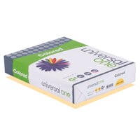 Universal Office UNV11205 8 1/2" x 11" Goldenrod Ream of 20# Color Copy Paper - 500 Sheets