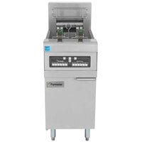 Frymaster RE14C-SD 50 lb. High Efficiency Electric Floor Fryer with Computer Magic Controls - 208V, 3 Phase, 14 KW