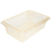 Cambro 12186CW464 Camwear 18" x 12" x 6" Yellow Polycarbonate Food Storage Box