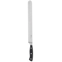 Winco 10" Granton Edge Carving Knife with Riveted Styrene Handle
