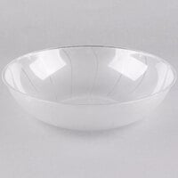 Fineline 3505-CL Platter Pleasers 1 Gallon (128 oz.) Clear Plastic Round Bowl - 24/Case