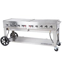 Crown Verity MCB-72 Liquid Propane Portable Outdoor BBQ Grill / Charbroiler