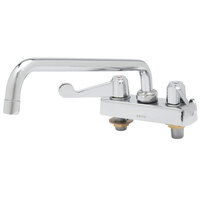 Equip by T&S 5F-4CWX12 Deck Mounted 12 1/8" Swivel Workboard Faucet with Wrist Action Handles and 4" Centers - ADA Compliant