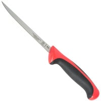 Mercer Culinary M22206RD Millennia Colors® 6" Semi-Flexible Narrow Boning Knife with Red Handle