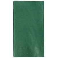 Choice 15 inch x 17 inch Hunter Green 2-Ply Paper Dinner Napkin - 125/Pack
