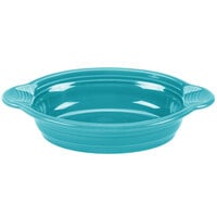 Fiesta® Dinnerware from Steelite International HL587107 Turquoise 13 oz. Oval China Baker / Casserole Dish - 4/Case