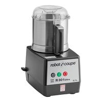 Robot Coupe R301UB 4 Qt. / 3.7 Liter Stainless Steel Batch Bowl Food Processor - 1 1/2 hp