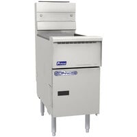 Pitco SE14X-SSTC 40-50 lb. Solstice Electric Floor Fryer with Solid State Controls - 240V, 3 Phase, 14kW