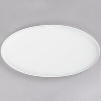 Libbey 911194484 Chef's Selection 14" x 7 1/2" Aluma White Porcelain Oval Tray - 12/Case