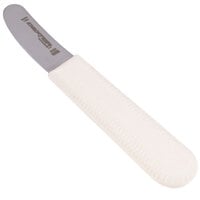Dexter-Russell 10253 Sani-Safe 2" Scallop Knife with White Textured Poly Handle