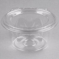 Dart SafeSeal 16 oz. Plastic Tamper-Resistant, Tamper-Evident Bowl with Flat Lid - 60/Pack