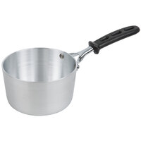 Vollrath 68301 Wear-Ever 1.5 Qt. Tapered Aluminum Sauce Pan with TriVent Black Silicone Handle