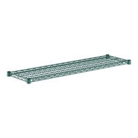 Regency 14" x 48" NSF Green Epoxy Wire Shelf