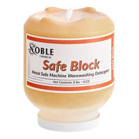 Noble Chemical Safe Block 8 lb. / 128 oz. Metal Safe Concentrated Machine Warewashing Detergent - 4/Case
