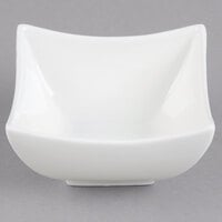 Arcoroc R0735 Appetizer 4.5 oz. White Square Porcelain Dish by Arc Cardinal - 24/Case