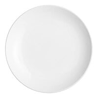 Acopa 7 1/4 inch Round Bright White Coupe Stoneware Plate - 36/Case