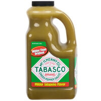 TABASCO® 64 fl. oz. Green Pepper Hot Sauce - 2/Case