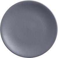 Libbey DRI-3-G Driftstone 11" Granite Satin Matte Porcelain Coupe Plate - 12/Case