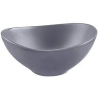 Libbey DRI-5-G Driftstone 3.75 oz. Granite Satin Matte Organic Porcelain Bowl - 24/Case