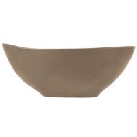 Libbey DRI-6-S Driftstone 38 oz. Sand Satin Matte Organic Porcelain Bowl - 12/Case